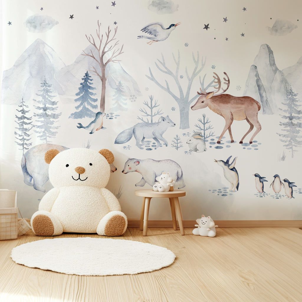 papier-peint-animaux-neige