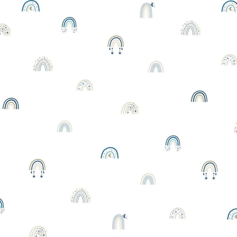 papier-peint-arc-en-ciel-bleu-beige