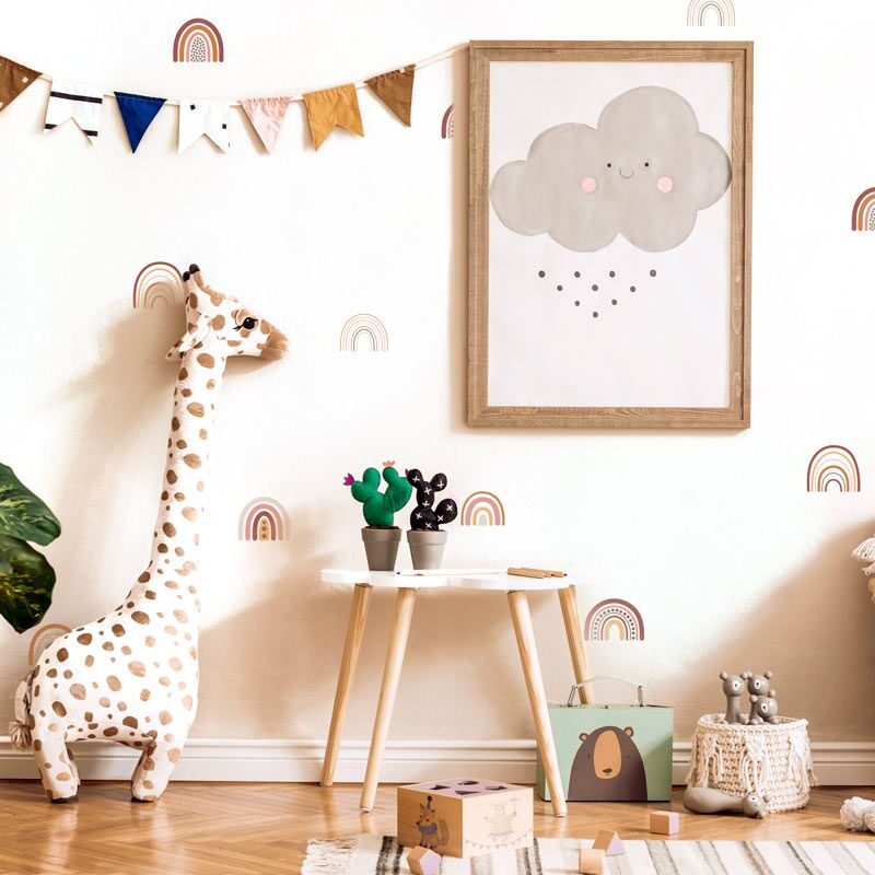 papier-peint-arc-en-ciel-chambre-enfant