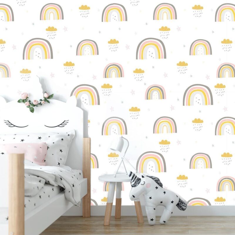 papier-peint-arc-en-ciel-fille