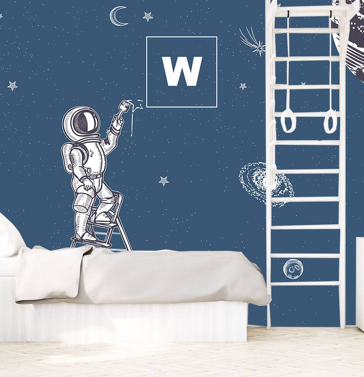 papier-peint-astronaute-personnalisé