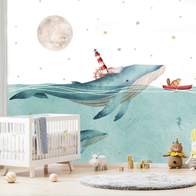 papier-peint-baleine-pour-enfant