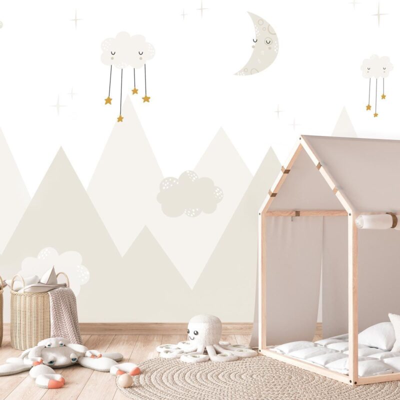 papier-peint-beige-fille