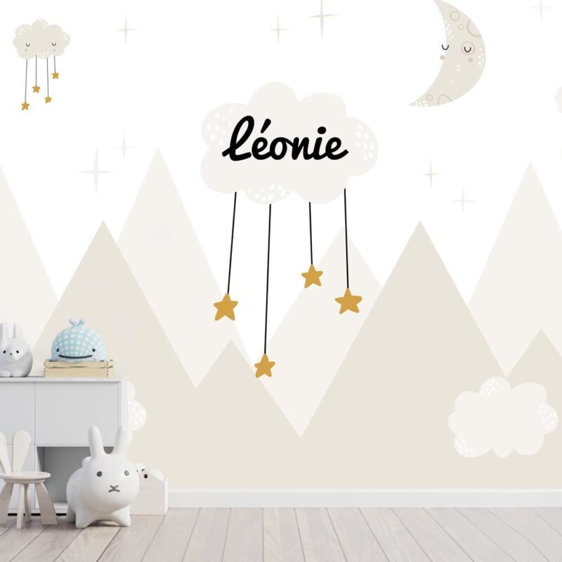 papier-peint-beige-fille