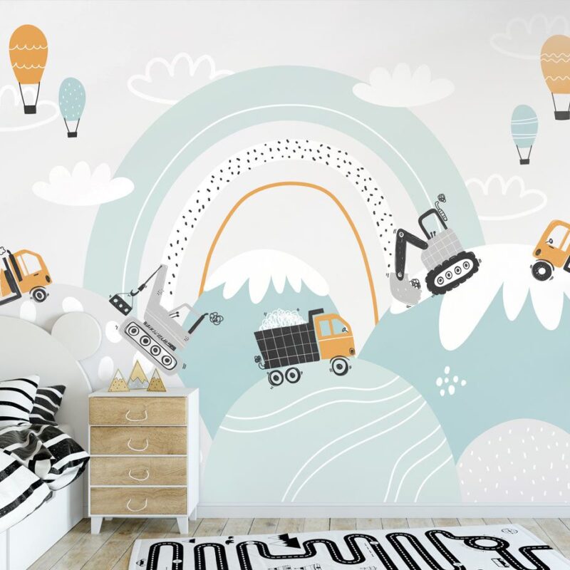 papier-peint-camion-bébé