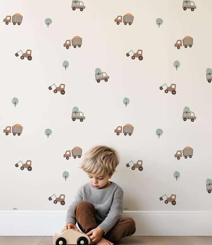 papier-peint-camion-forêt