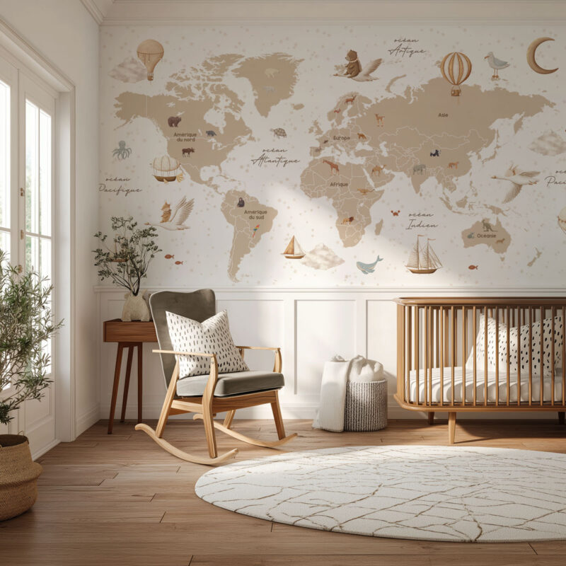 papier-peint-carte-du-monde-beige
