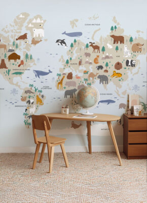 papier-peint-carte-du-monde-enfant
