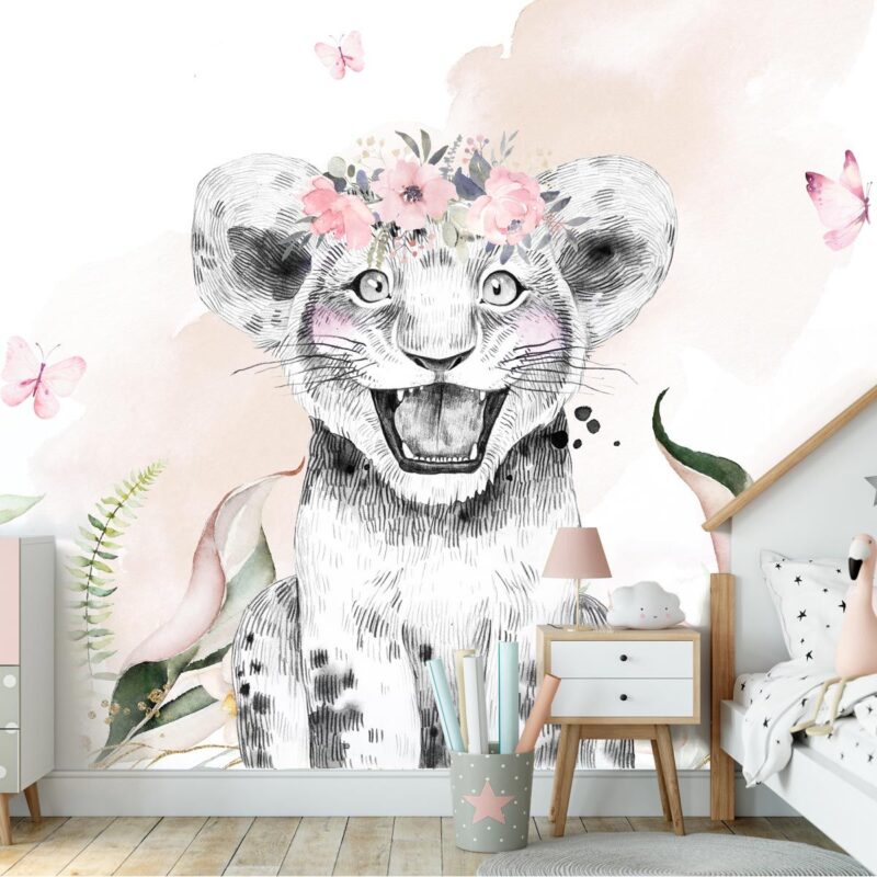 papier-peint-chambre-fille