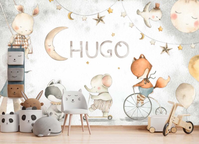 papier-peint-cirque-enfant