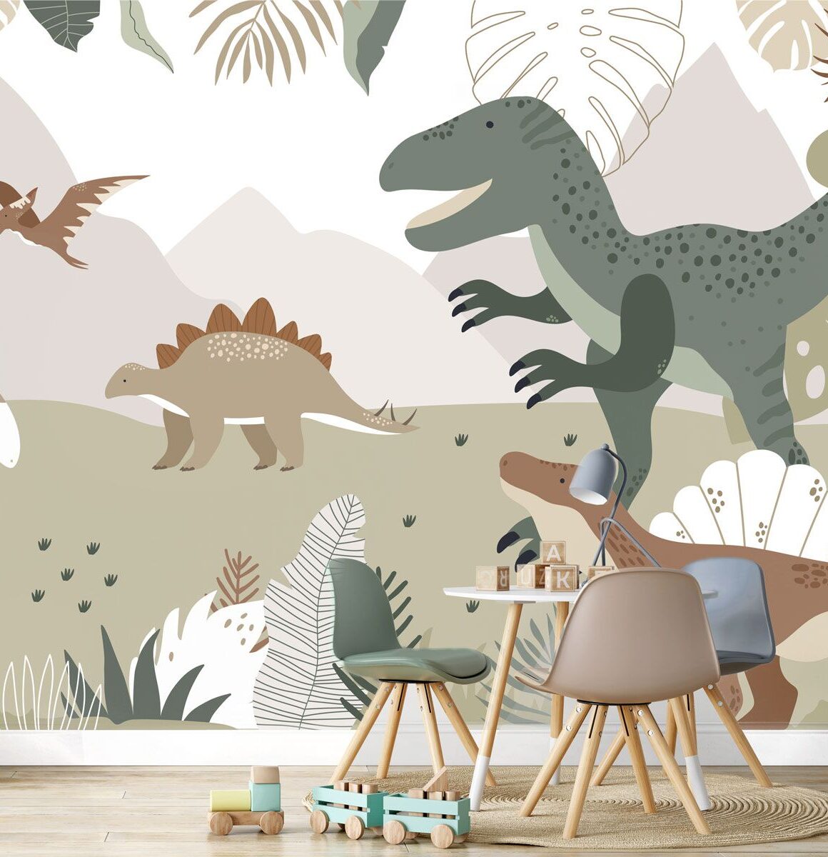 papier-peint-dinosaure-chambre-enfant