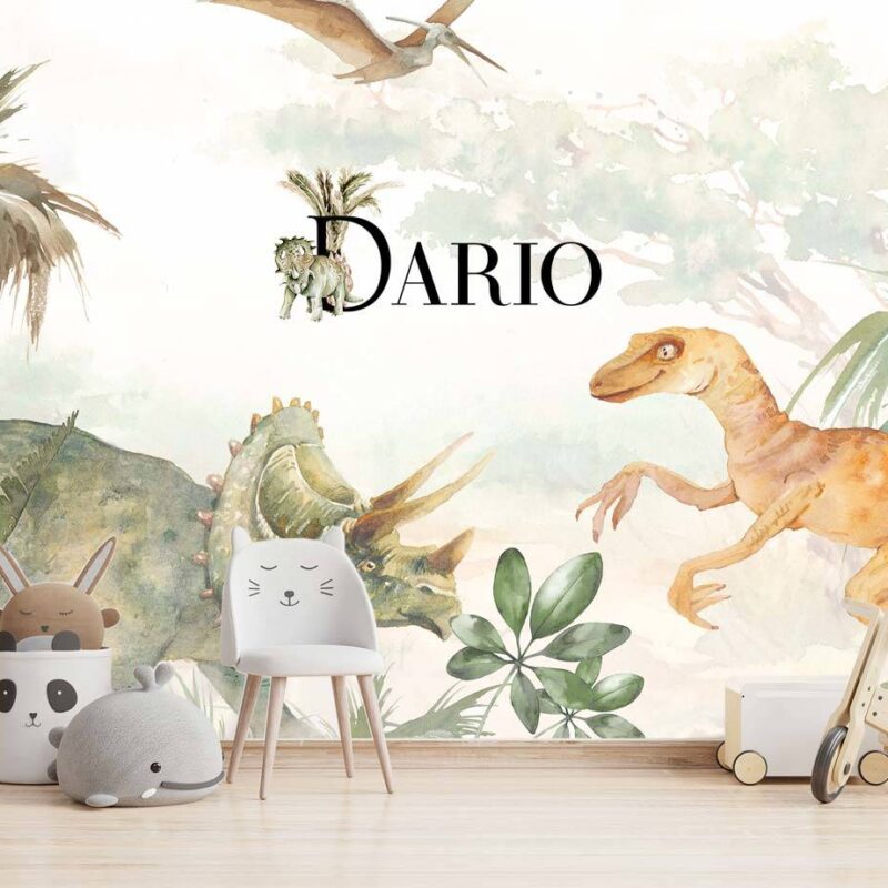 papier-peint-dinosaure-enfant