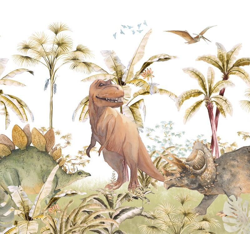 papier-peint-dinosaures