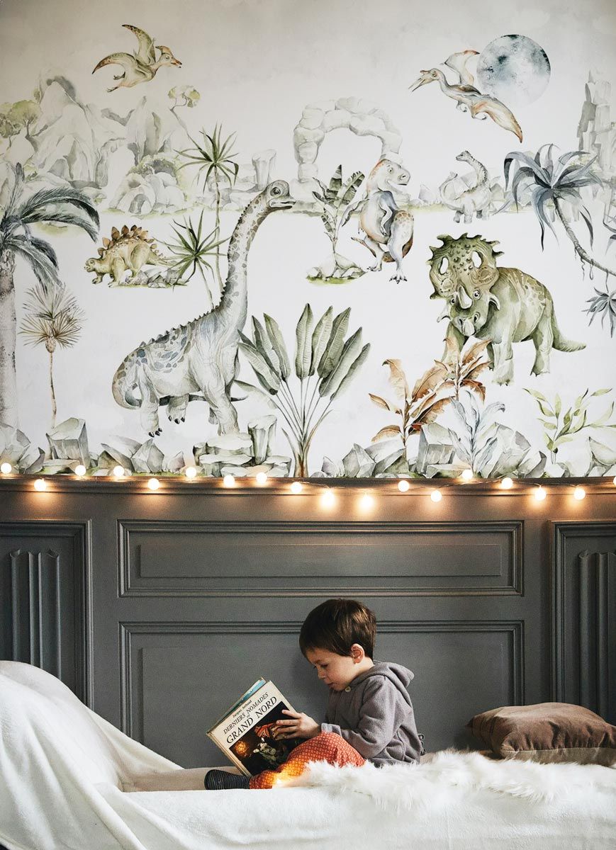 papier-peint-dinosaures-garcon