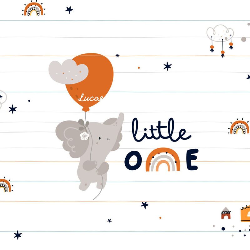papier-peint-elephant-personnalisé