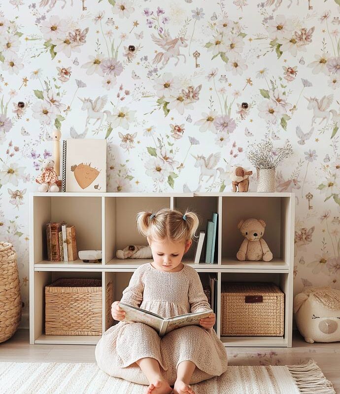 papier-peint-fée-fille