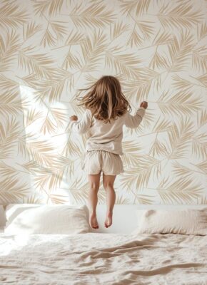 papier-peint-feuilles-de-palmier-chambre