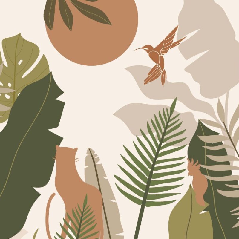 papier-peint-feuilles-tropicales