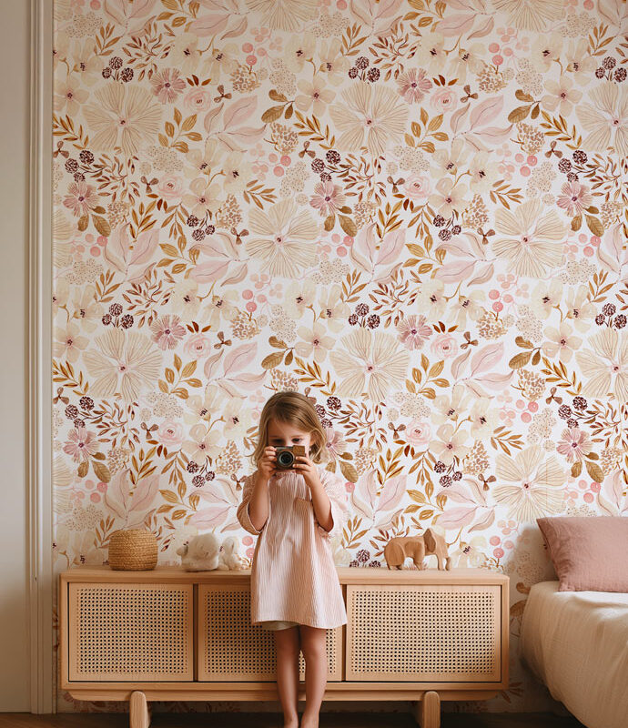 Papier peint Eclat de fleurs