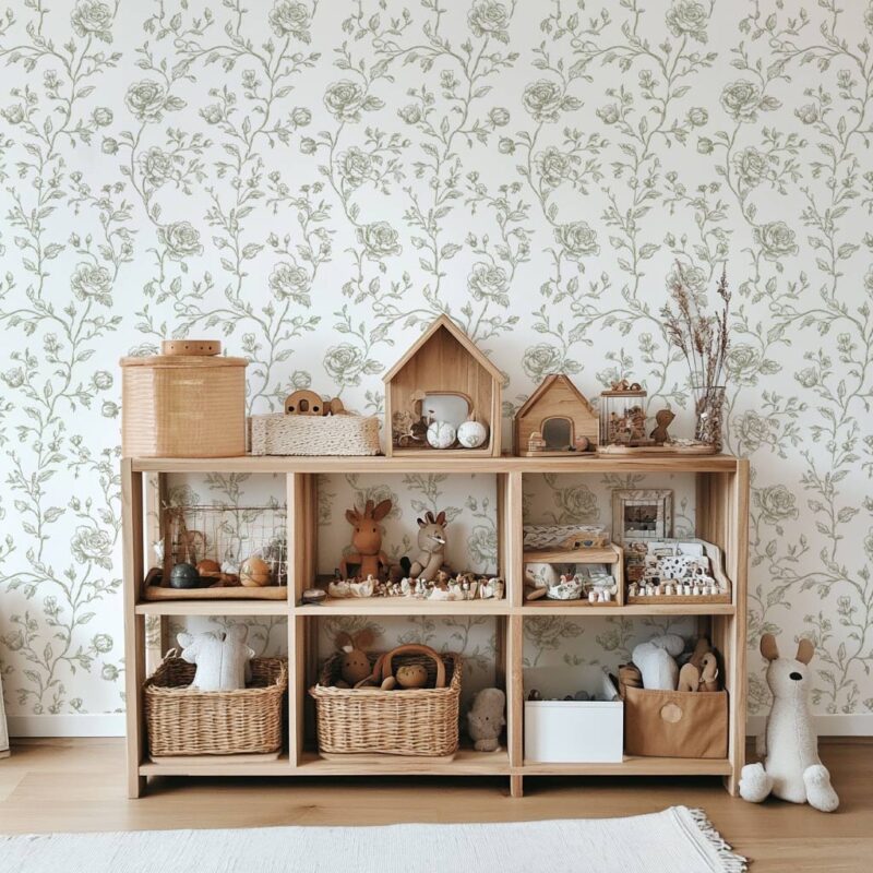 papier-peint-fleurs-fille