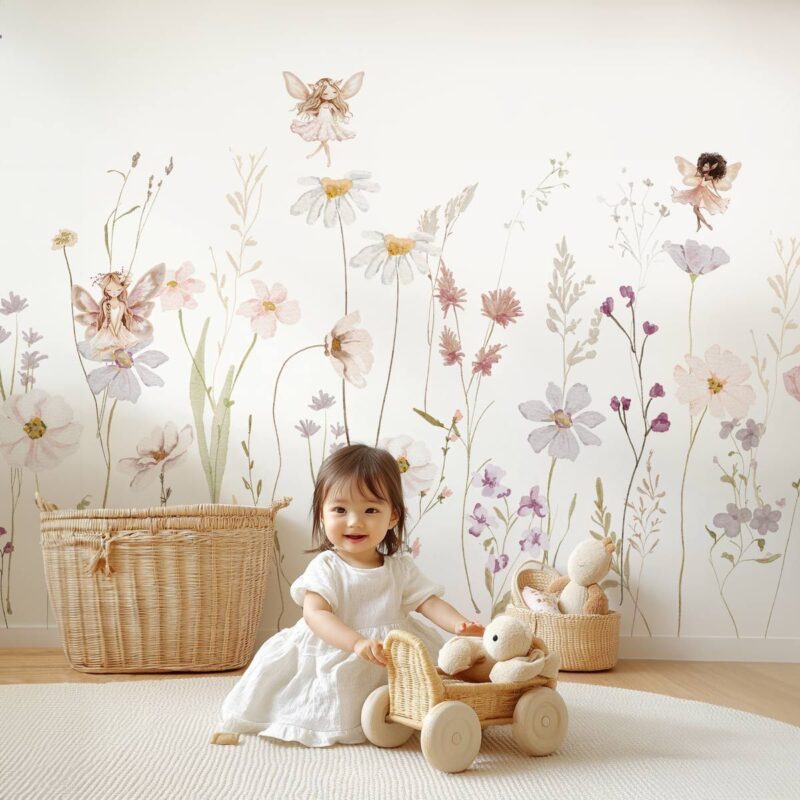 papier-peint-fleurs-pastel