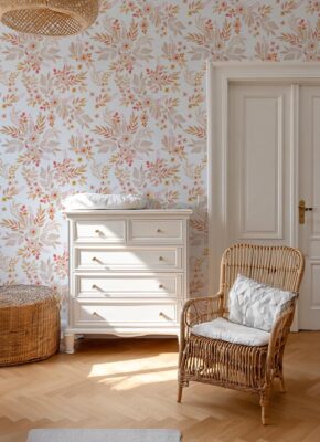 papier-peint-fleurs-printannière