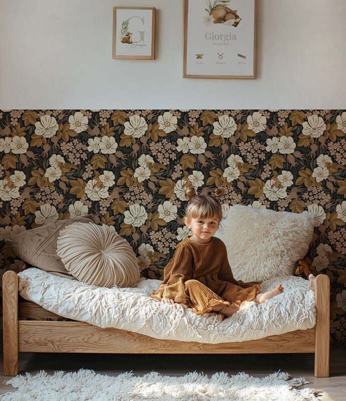 papier-peint-fleurs-soubassement