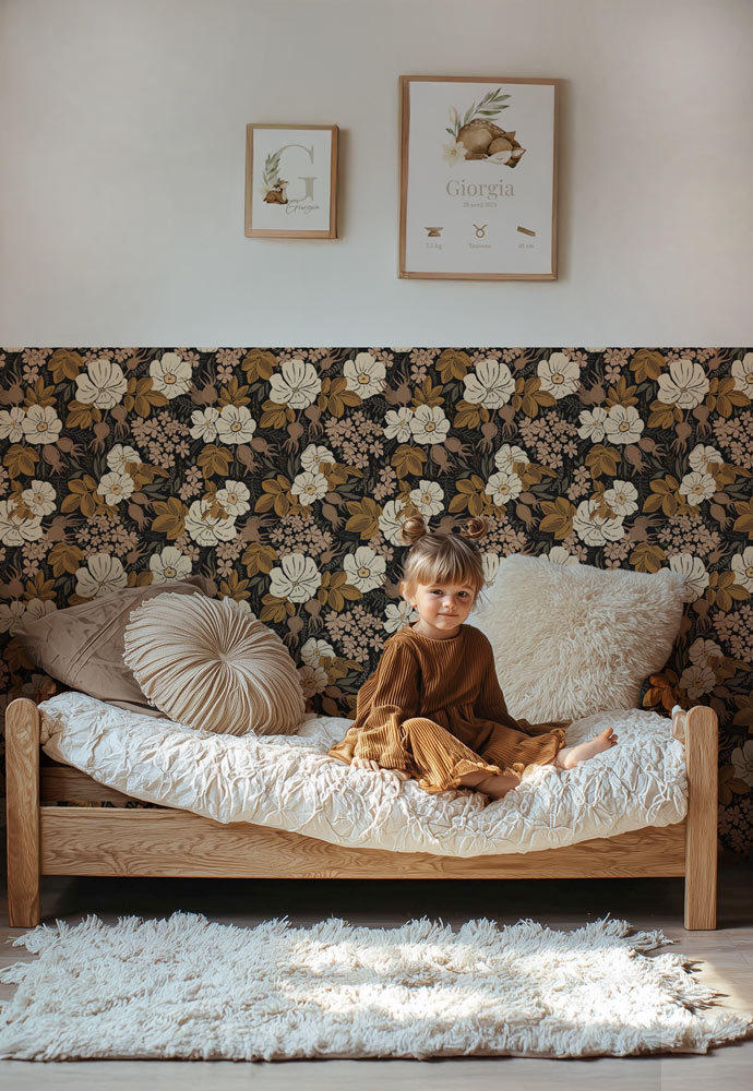 papier-peint-fleurs-soubassement