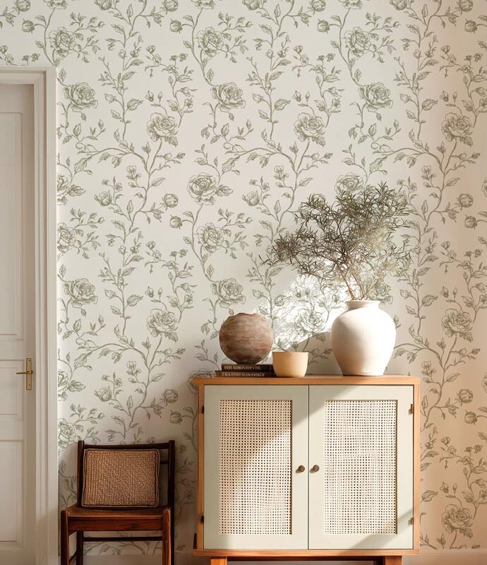 papier-peint-fleurs-vintage