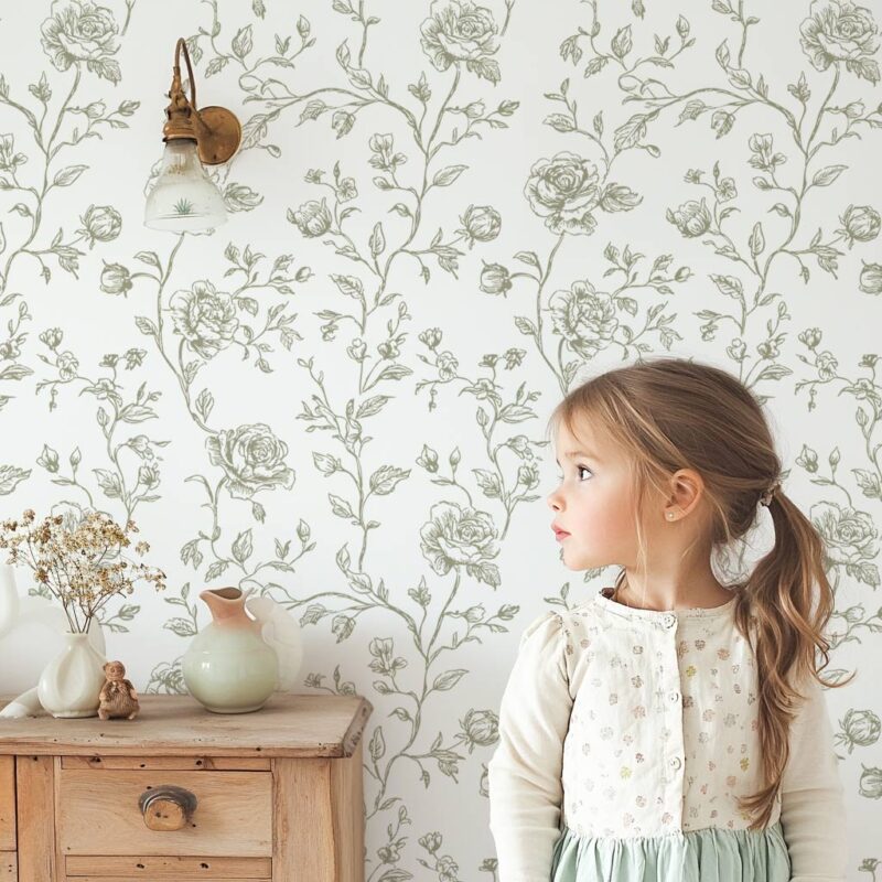 papier-peint-fleurs-vintage