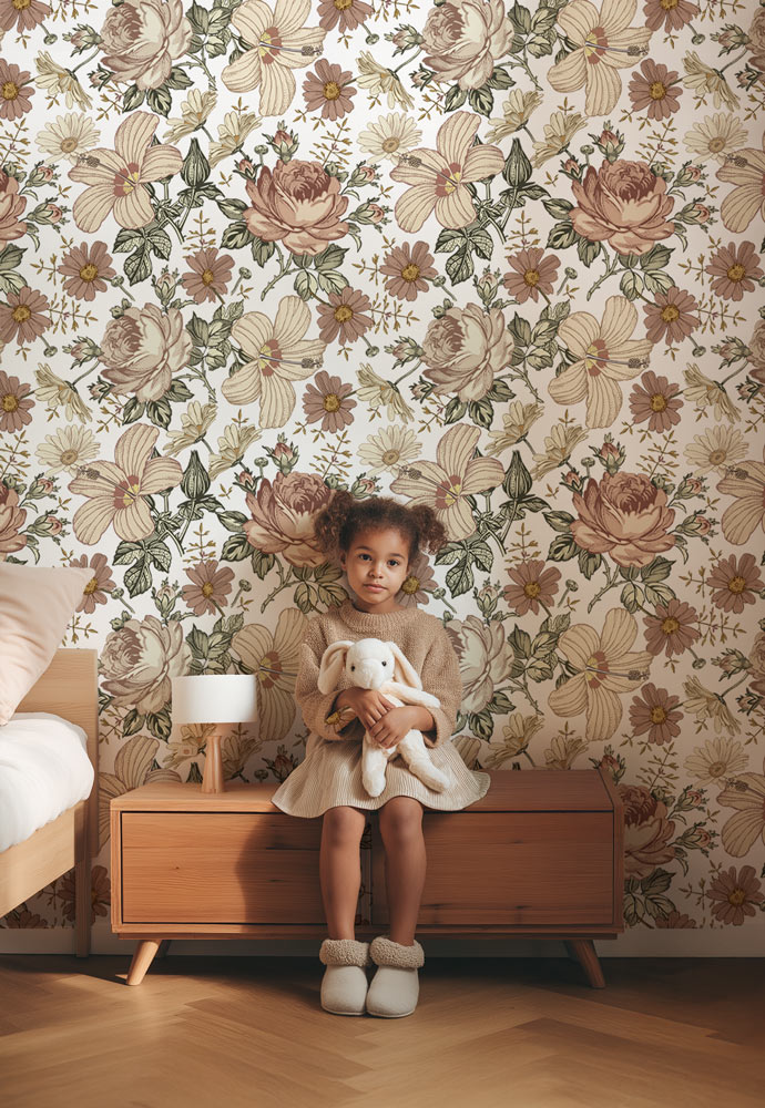 papier-peint-fleurs-vintage-fille
