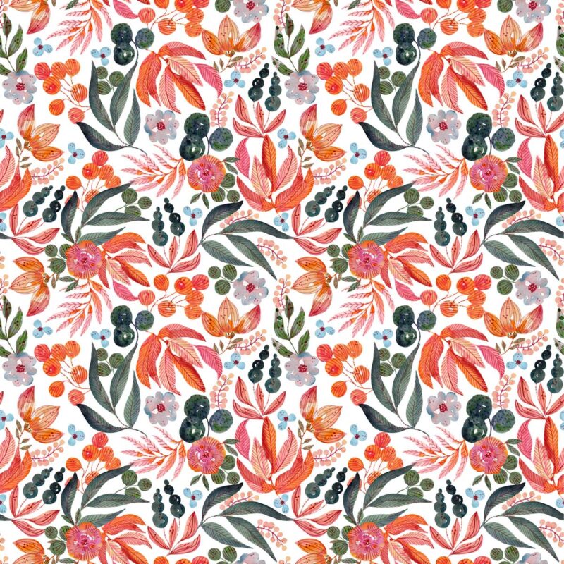 Papier peint fleurs éclatantes – Image 2