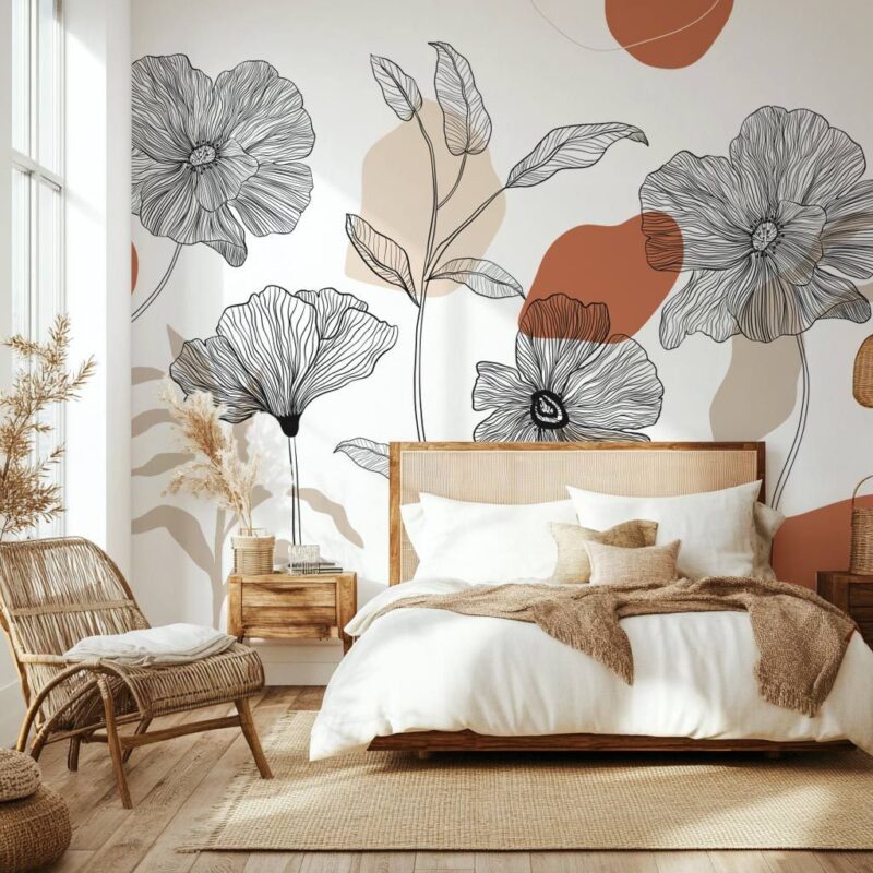 papier-peint-floral-design