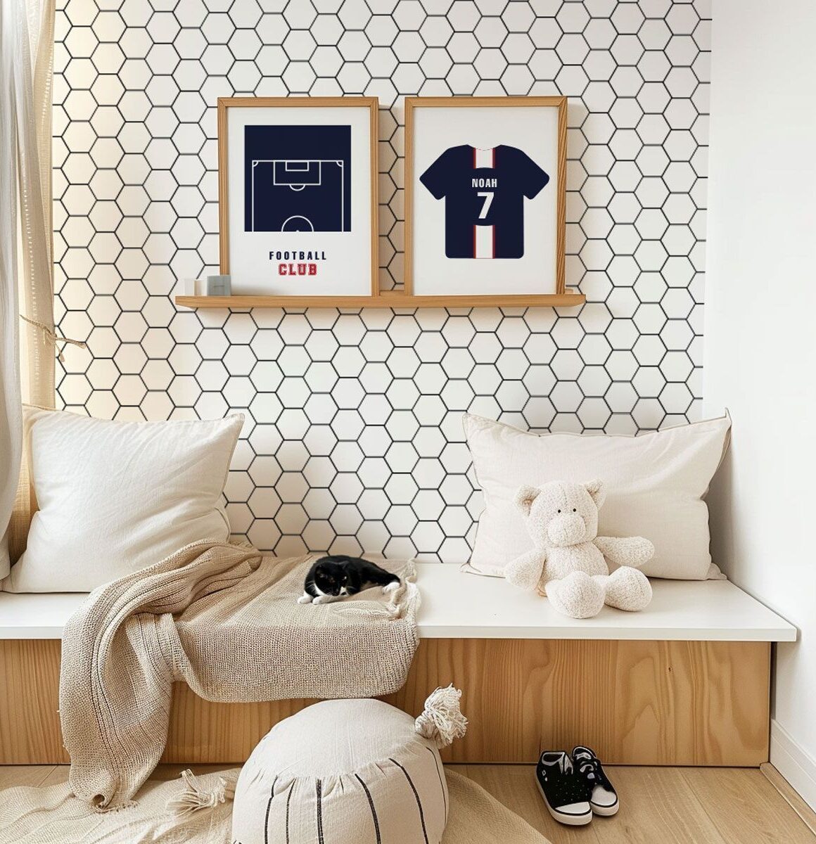 papier peint football enfant