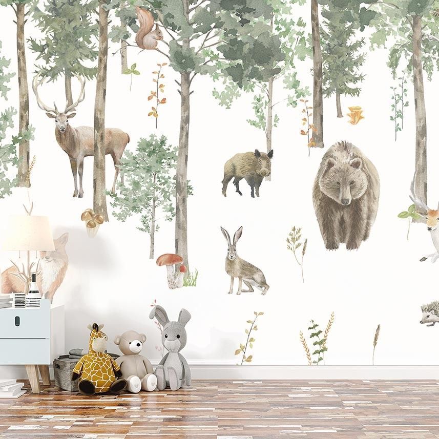 papier peint panoramique foret