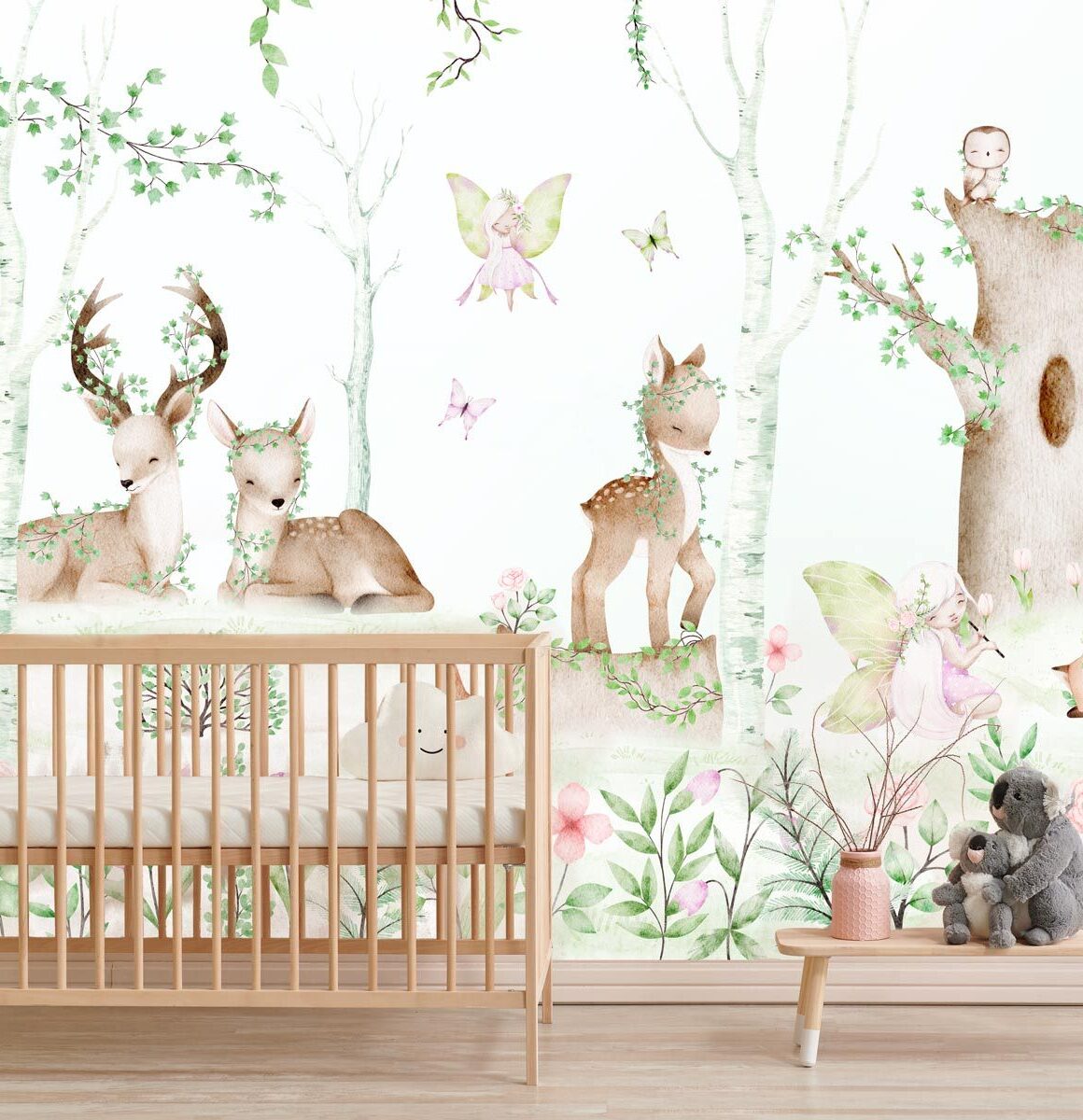 papier-peint-foret-féerique