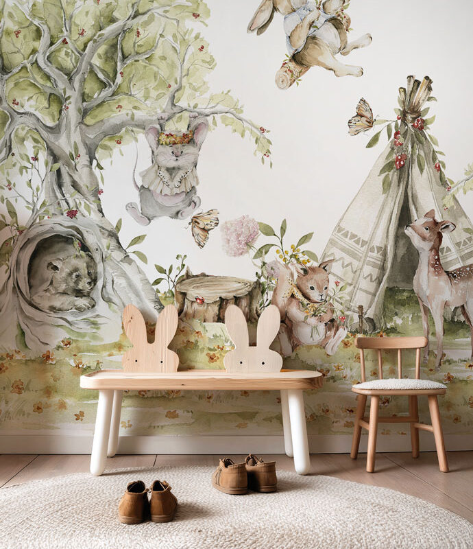 papier-peint-forêt-panoramique