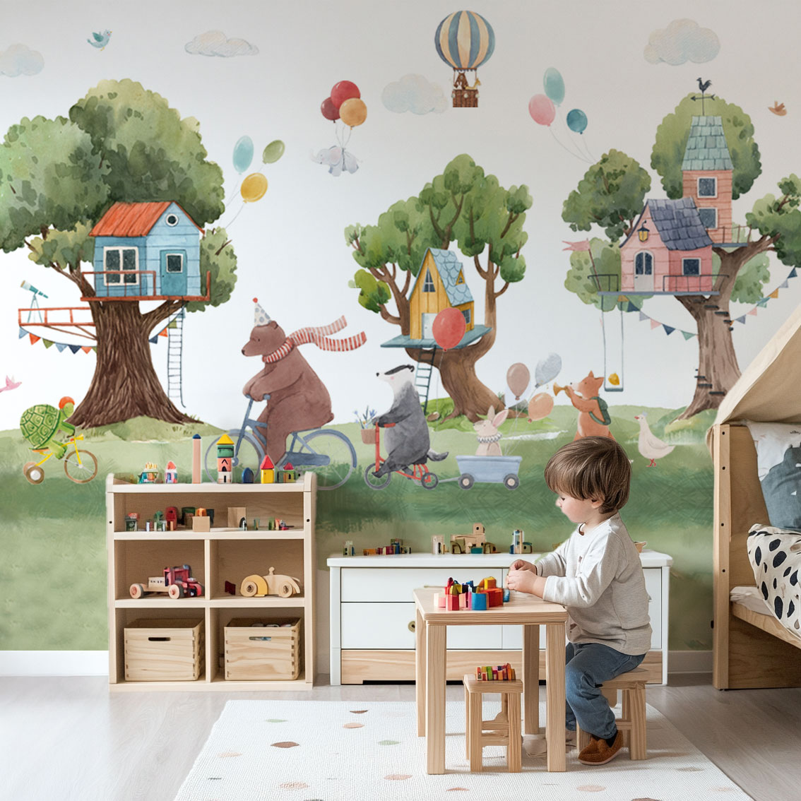 papier-peint-forêt-pour-enfant