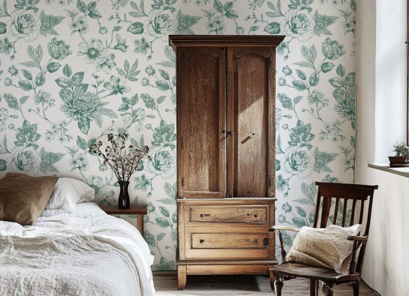 papier-peint-jardin-fleuri