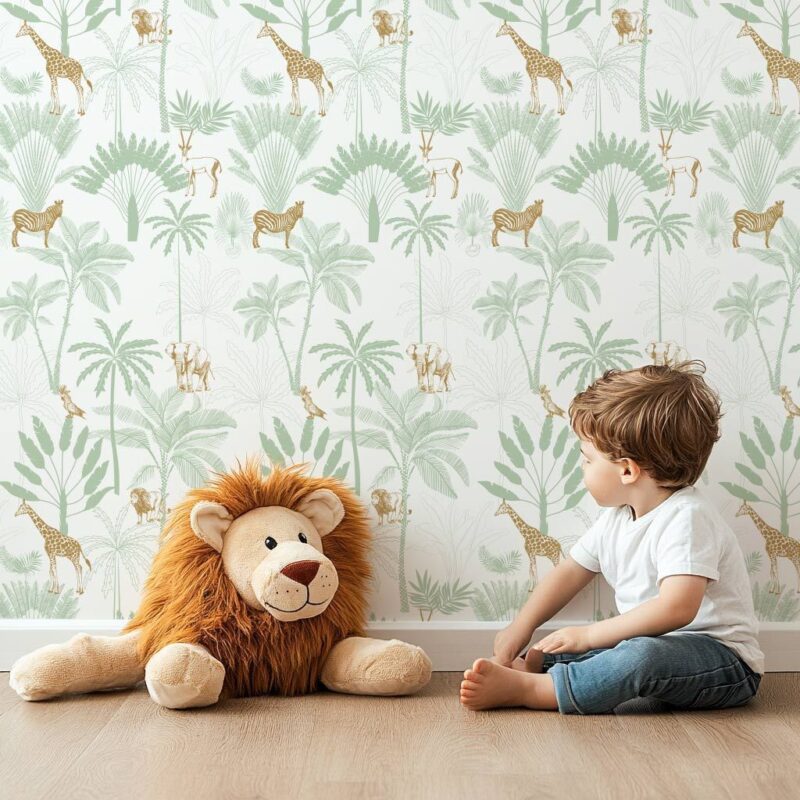 papier-peint-jungle-bébé