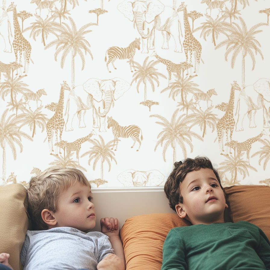 papier-peint-jungle-beige