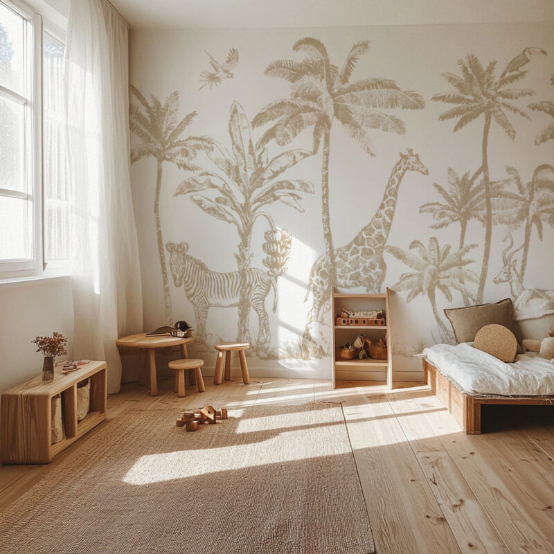 papier-peint-jungle-beige