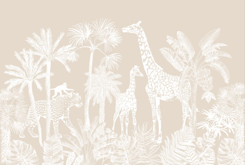 papier-peint-jungle-beige