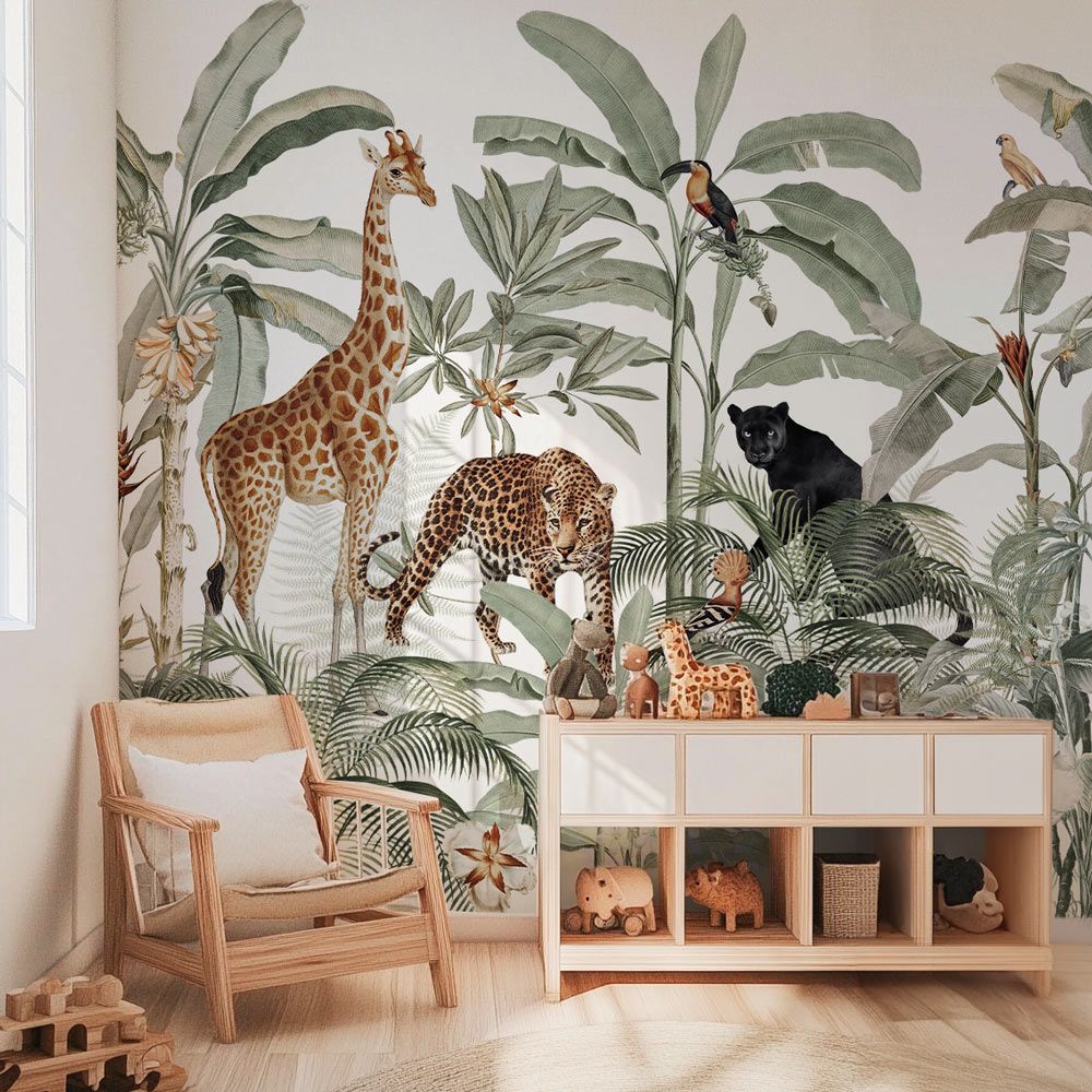 papier-peint-jungle-chambre-enfant