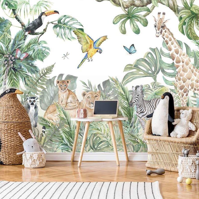papier-peint-jungle-enfant