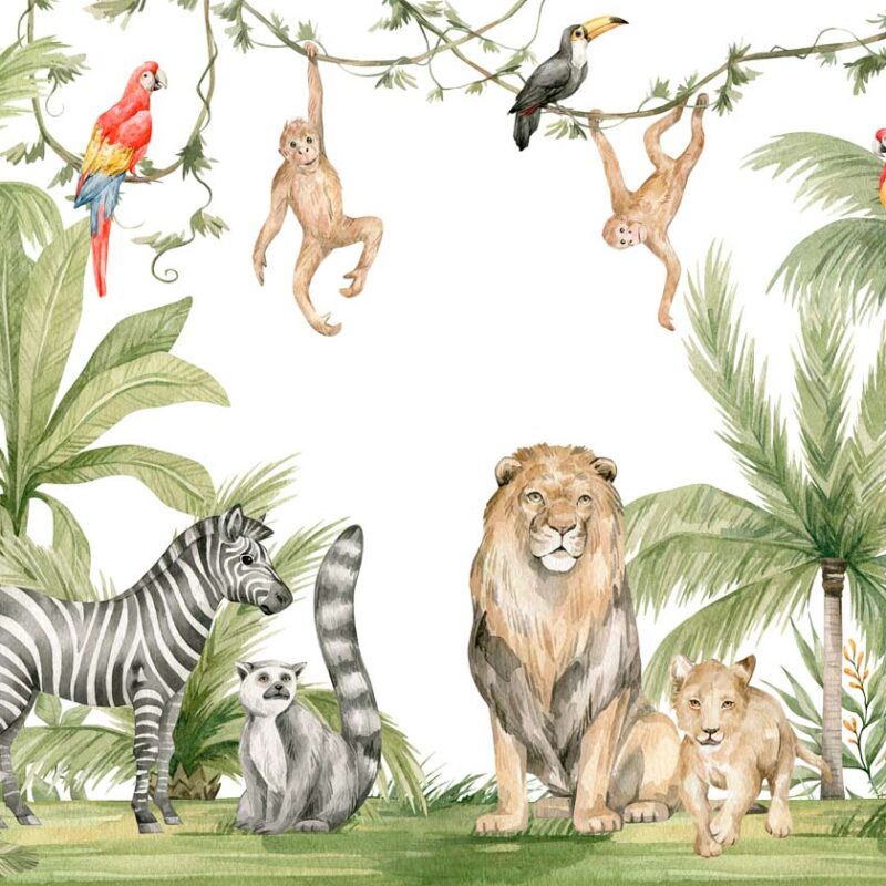 papier-peint-jungle-enfant