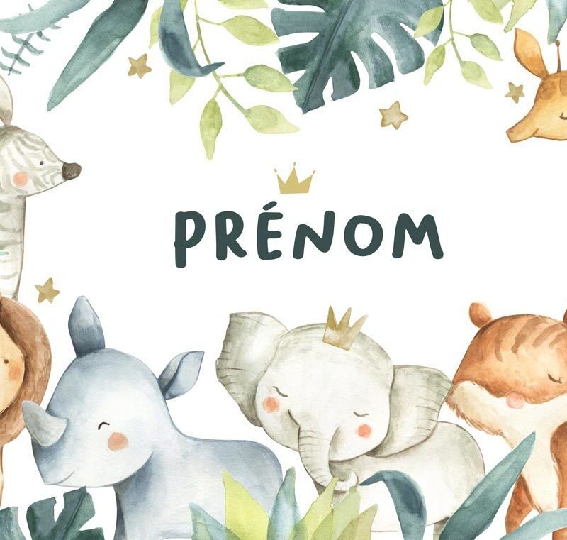 papier-peint-jungle-personnalisé