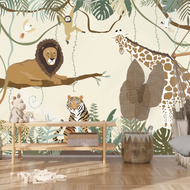 papier-peint-jungle-pour-enfant