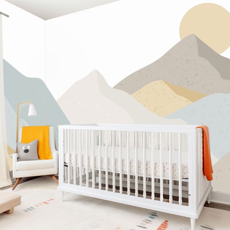 papier-peint-montagne-jaune