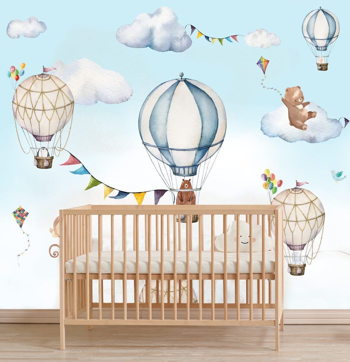 papier-peint-montgolfiere-bebe